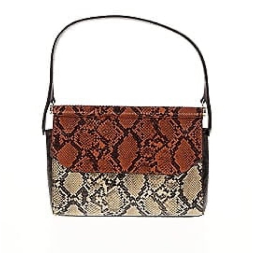 A New Day Multicolored Snakeskin Bag